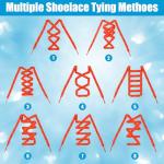 Vivasself 6 Pairs Waxed Ice Skate Laces