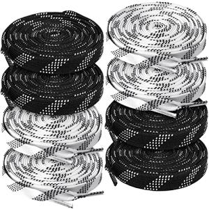 Yingzhao 108" Waxed Hockey Skate Laces - 4 Pairs