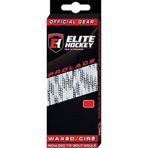 Waxed White Hockey Laces - 108" Length