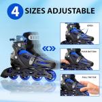 Adjustable Inline Skates for Kids and Adults