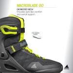 Macroblade 80 Men's Fitness Inline Skates - Lime/Black