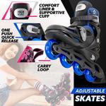 Adjustable Inline Skates for Kids and Adults