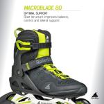 Macroblade 80 Men's Fitness Inline Skates - Lime/Black