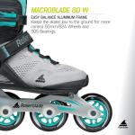 Women’s Rollerblade Macroblade 80 Inline Skates - Grey/Teal