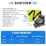 Adjustable Inline Skates for Kids - Safe & Durable