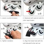 Durable Roller Skate Stoppers - 2 Pack