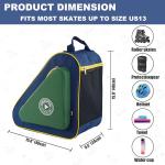 HEXIFUL Skate Bag for Ice, Inline, and Quad Skates