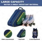 HEXIFUL Skate Bag for Ice, Inline, and Quad Skates