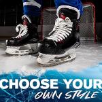 Franklin Sports Hockey Skate Laces - Set of 2 Non-Waxed Pairs - White + Black Unwaxed Ice Hockey Laces - Molded Tips - 96"