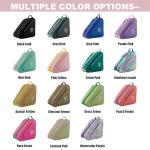 HEXIFUL Skate Bag for Ice, Inline, Roller & Quad Skates - Kids & Adults (Pink/Yellow)