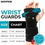 Bodyprox Medium Wrist Guards for Sports Safety