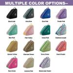 HEXIFUL Skate Bag for Ice, Inline, Roller & Quad Skates - Kids & Adults (Purple/Pink)