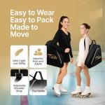 TTolbi Lightweight Waterproof Skate Backpack for All Skates
