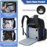 Large Capacity Roller Skate Bag with Pockets