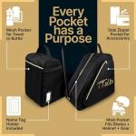 TTolbi Lightweight Waterproof Skate Backpack for All Skates