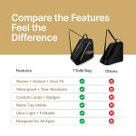 TTolbi Lightweight Waterproof Skate Backpack for All Skates