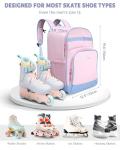 Lightweight Skate Backpack for Inline and Ice Skates
