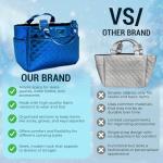 Kami-So Ice Skate Tote Bag - Bahama Blue