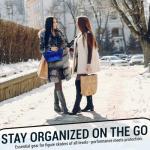 Kami-So Ice Skate Tote Bag - Bahama Blue