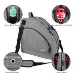 WOLT Adjustable Ice and Roller Skate Bag - Grey