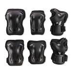 Rollerblade Adult Skate Gear 3 Protector Set, Black