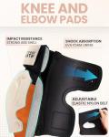 OutdoorMaster Knee, Elbow and Wrist Pads Set