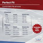 CRS Figure Skate Tights - 2 Pairs, Suntan