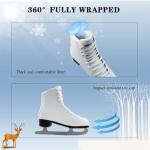 WELLWON Lace-Up Figure Ice Skates for All
