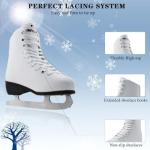 WELLWON Lace-Up Figure Ice Skates for All