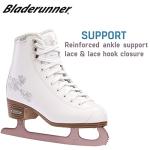 Women's Bladerunner Ice Diva Figure Skates - White/Rose Gold