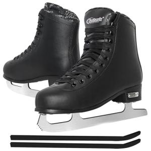 MammyGol Classic Black Ice Figure Skates for Men