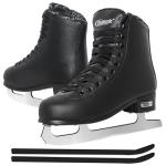 MammyGol Classic Black Ice Figure Skates for Men