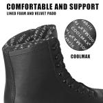 MammyGol Classic Black Ice Figure Skates for Men