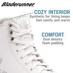 Women’s Bladerunner Ice Diva Figure Skates - White/Rose Gold