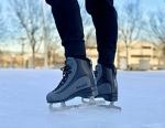Riedell Soar Ice Skates - Unisex Onyx, Size 10