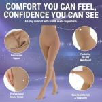 Kami-So Plush Ice Skating Tights for Women