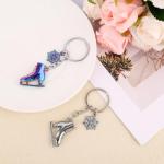 Colorful Ice Skate Keychains for Skating Fans