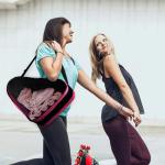 TOPZEA 2 Pack Roller Skate Bags, Oxford Cloth Ice Skates Storage Bag with Adjustable Shoulder Strap, Figure Skating Shoes Carry Bags Roller Blade Container, Roller Skate Accessories for Women Men Kids