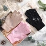 Toulite Women's Gel Grip Figure Skating Gloves