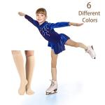 Satinior 6 Pairs High Knee Skating Socks