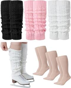 Chuarry 6 Pairs Women’s Skating Leg Warmers