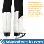 Warm Knit Fleece Leg Warmers and Headband Set