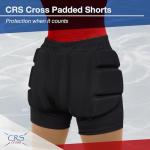 CRS Cross Padded Skating Shorts for Impact Protection