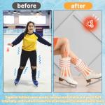 Warm Knit Fleece Leg Warmers and Headband Set