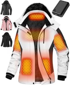 Women's Heated Jacket with Battery Pack for Cold Weather
