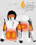 Women's Heated Jacket with Battery Pack for Cold Weather