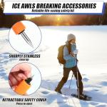 Gisafai Ice Safety Picks and Whistle Kit
