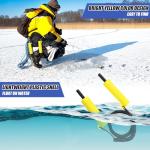 Gisafai 4 Pcs Ice Safety Picks and Whistle