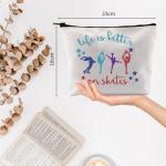 Ice Skate Makeup Bag - Perfect Gift for Skaters