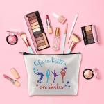 Ice Skate Makeup Bag - Perfect Gift for Skaters